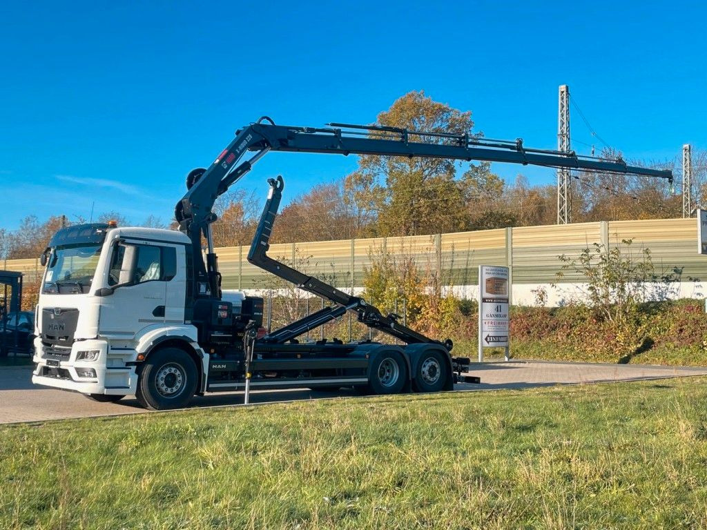 MAN TGS 26.470 6x2 Abrollkipper + Kran Hiab 228-6 - Kotalni prekucni tovornjak, Tovornjak z dvigalom: slika 2 MAN TGS 26.470 6x2 Abrollkipper + Kran Hiab 228-6 - Kotalni prekucni tovornjak, Tovornjak z dvigalom: slika 2