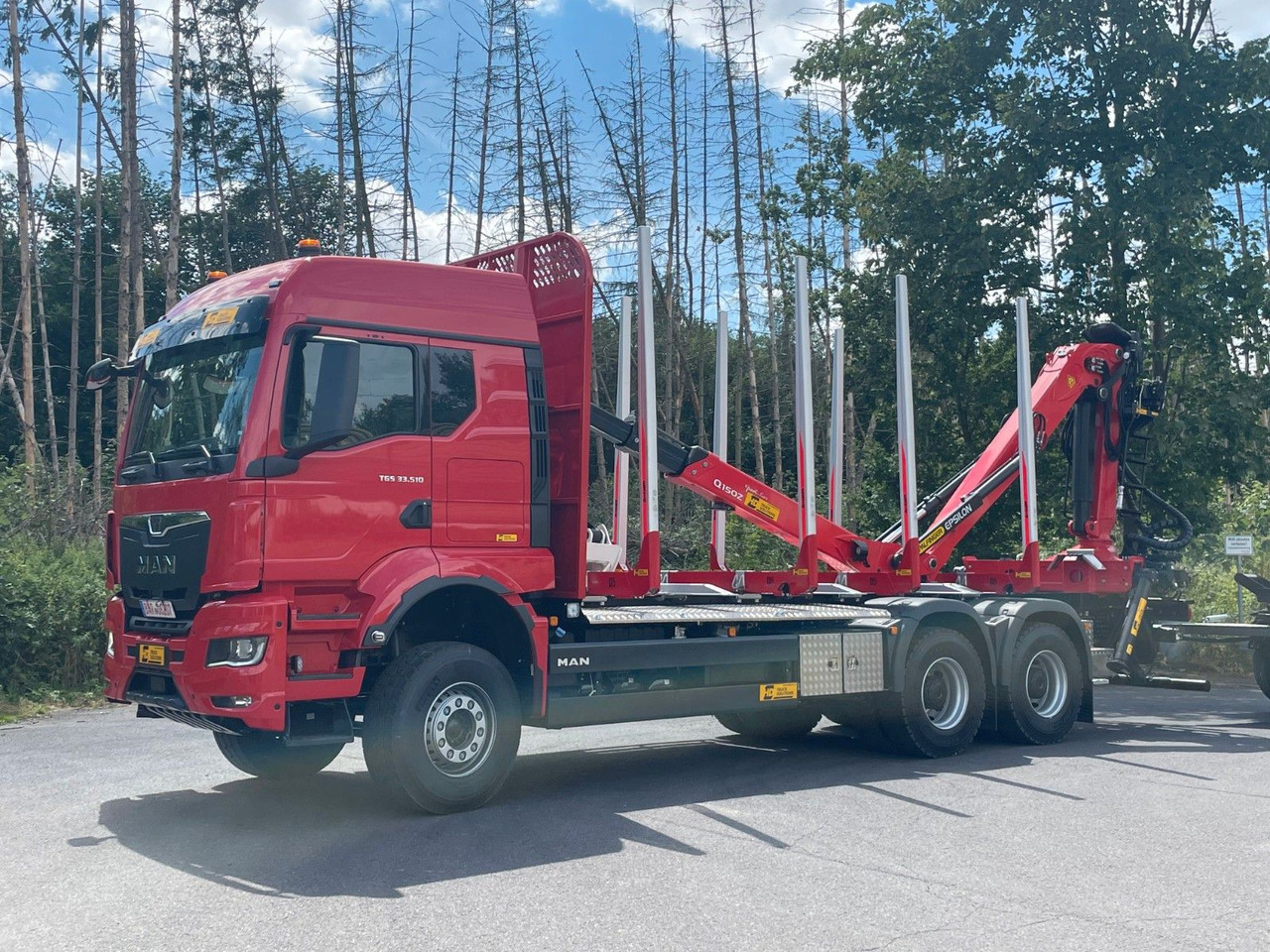 MAN TGS 33.510 6X4 BL Euro6e EPSILON 170Z - Tovornjak za prevoz lesa, Tovornjak z dvigalom: slika 4 MAN TGS 33.510 6X4 BL Euro6e EPSILON 170Z - Tovornjak za prevoz lesa, Tovornjak z dvigalom: slika 4