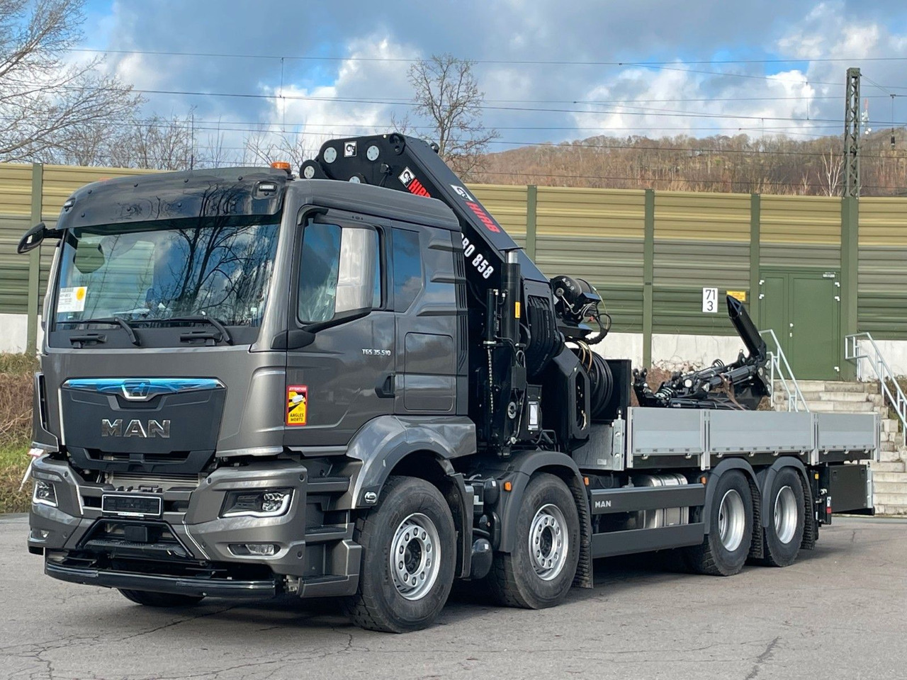 MAN TGS 35.520 8x4 BL HIAB X-HIPRO 658 EP-6 - Tovornjak z dvigalom: slika 2 MAN TGS 35.520 8x4 BL HIAB X-HIPRO 658 EP-6 - Tovornjak z dvigalom: slika 2