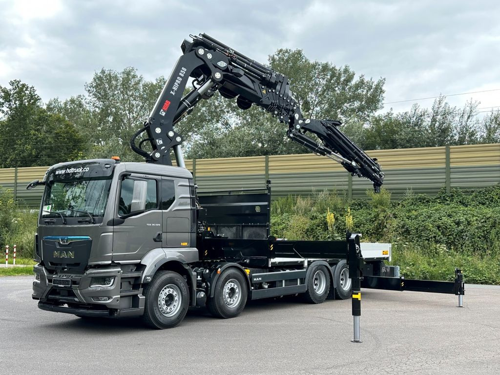 MAN TGS 35.520 8x4 BL HIAB X-HiPro858E-8 & Jib150x-6 - Tovornjak z dvigalom, Tovornjak s kesonom: slika 1 MAN TGS 35.520 8x4 BL HIAB X-HiPro858E-8 & Jib150x-6 - Tovornjak z dvigalom, Tovornjak s kesonom: slika 1