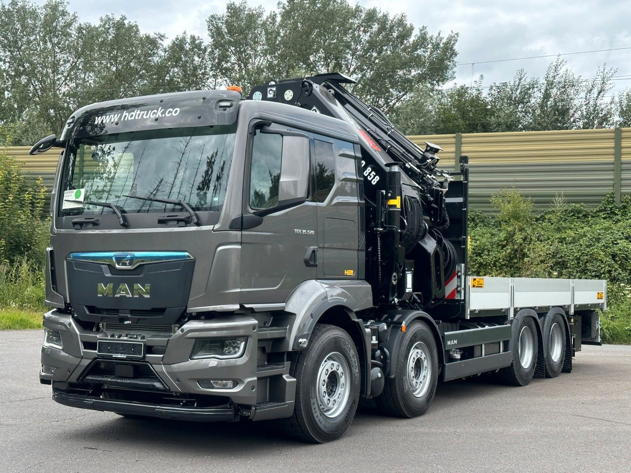 MAN TGS 35.520 8x4 BL HIAB X-HiPro858E-8 & Jib150x-6 - Tovornjak s kesonom, Tovornjak z dvigalom: slika 3 MAN TGS 35.520 8x4 BL HIAB X-HiPro858E-8 & Jib150x-6 - Tovornjak s kesonom, Tovornjak z dvigalom: slika 3