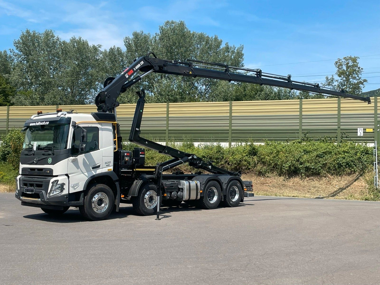 Volvo FMX 500 8x4 Abrollkipper + Kran Hiab 228-6 - Kotalni prekucni tovornjak, Tovornjak z dvigalom: slika 1 Volvo FMX 500 8x4 Abrollkipper + Kran Hiab 228-6 - Kotalni prekucni tovornjak, Tovornjak z dvigalom: slika 1