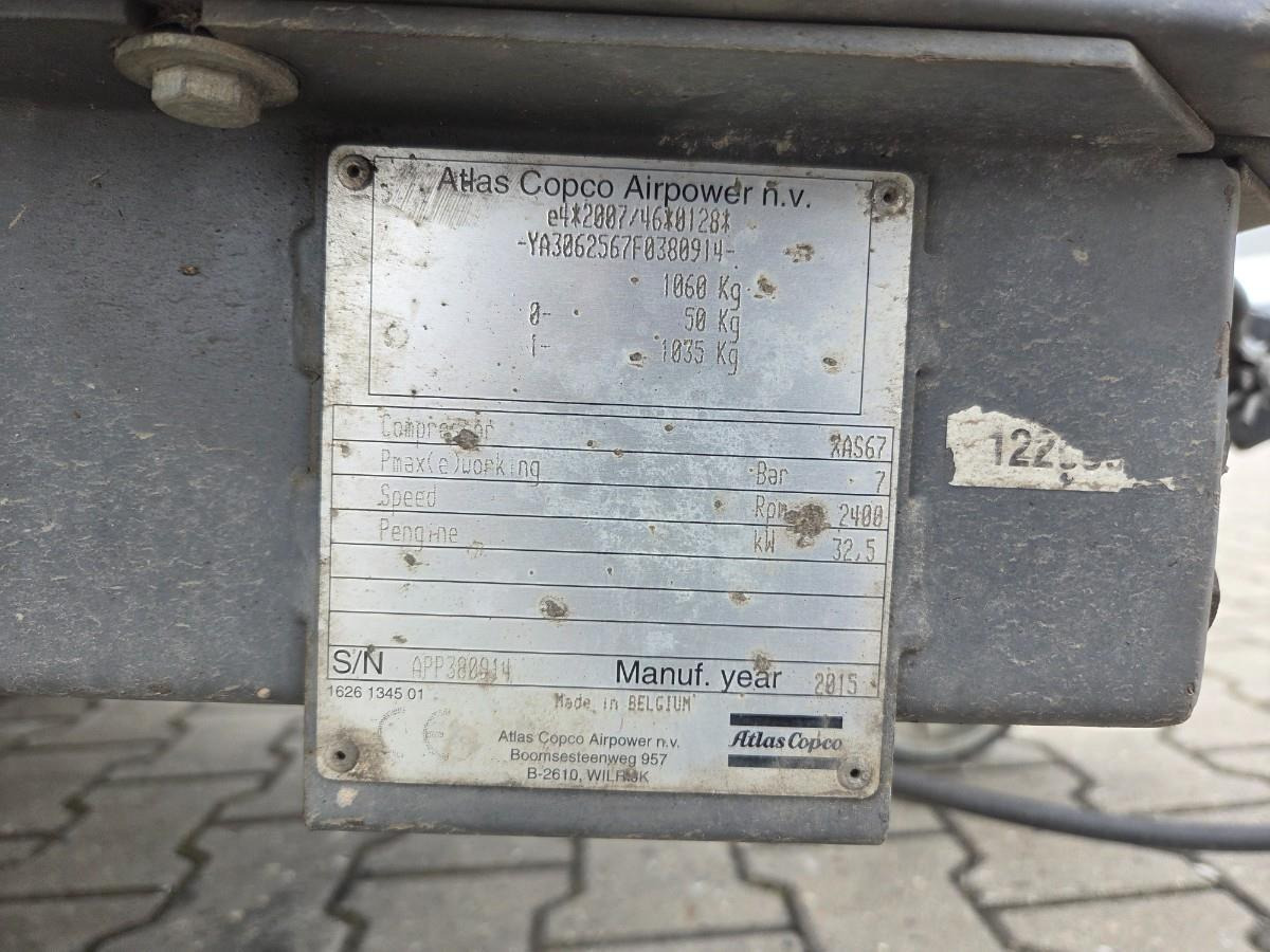 Atlas Copco XAS67 Compressor - Zračni kompresor: slika 4 Atlas Copco XAS67 Compressor - Zračni kompresor: slika 4