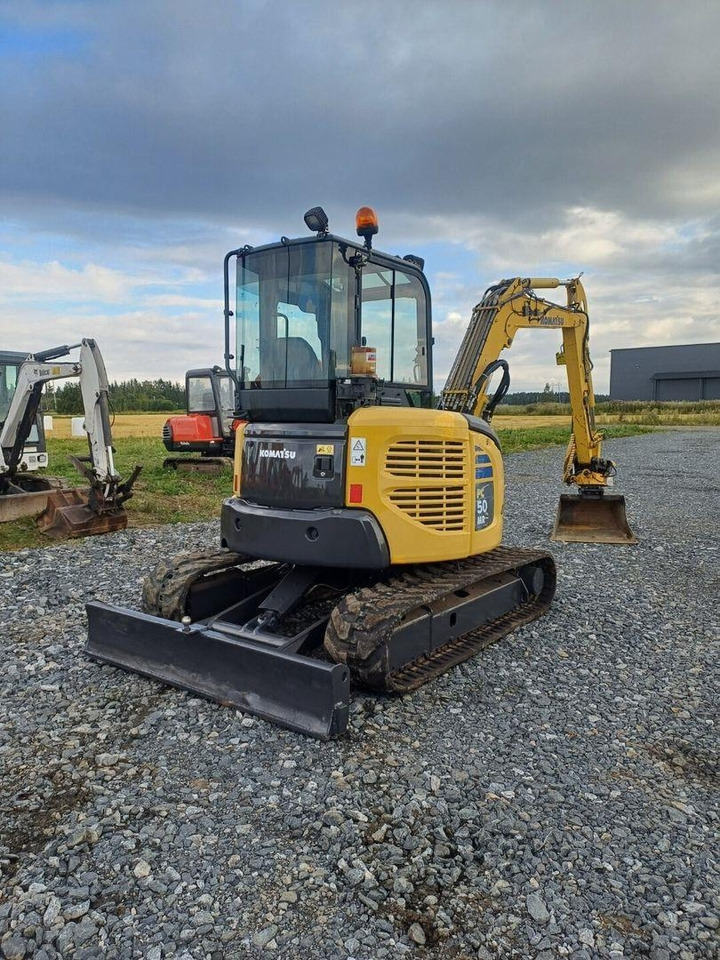 Mini bager Komatsu pc50mr-2 Engcon pyörittäjällä: slika 7