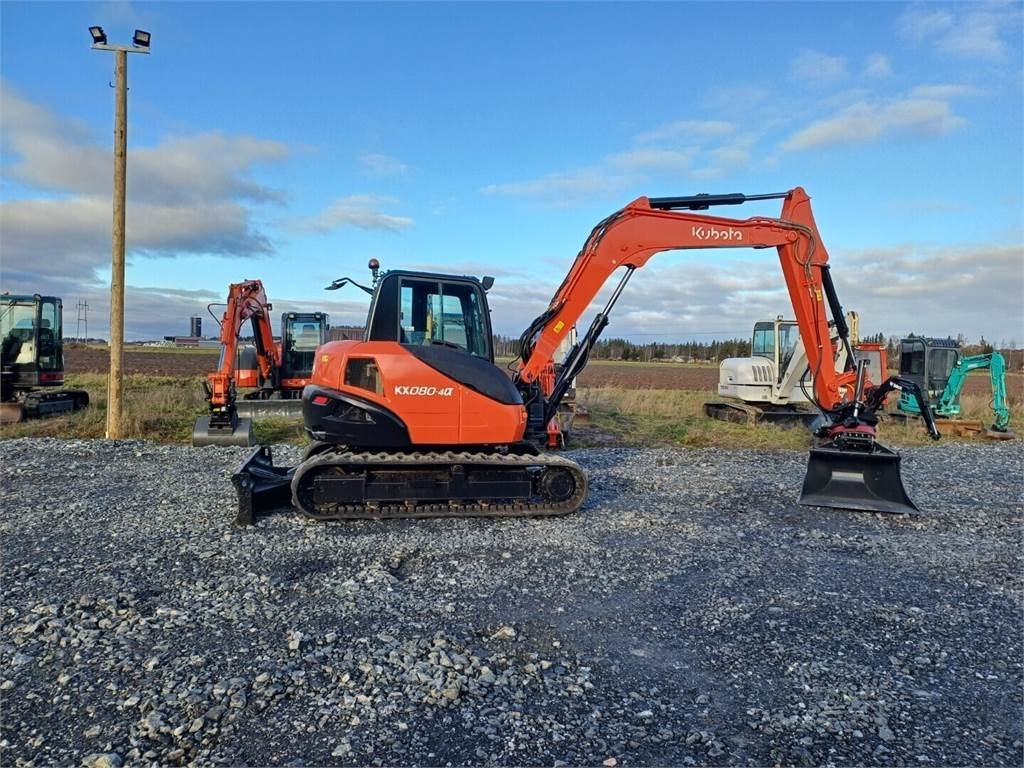 Kubota KX080-4a Pyörittäjällä - Mini bager: slika 5 Kubota KX080-4a Pyörittäjällä - Mini bager: slika 5