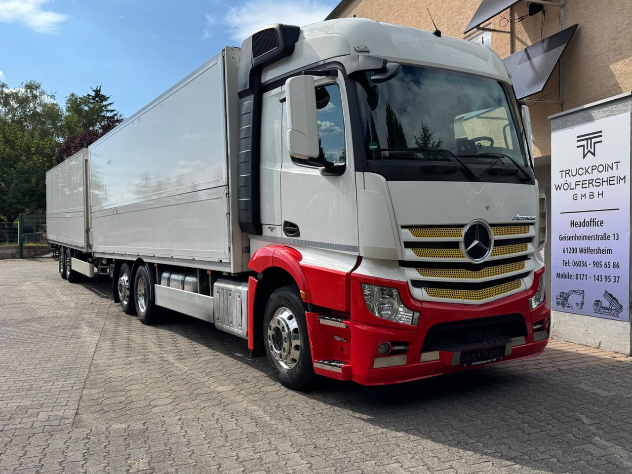 Mercedes-Benz Actros 2545/2xLBW/Klima/Kamera/kpl.Zug - Tovornjak za prevoz pijač: slika 1 Mercedes-Benz Actros 2545/2xLBW/Klima/Kamera/kpl.Zug - Tovornjak za prevoz pijač: slika 1