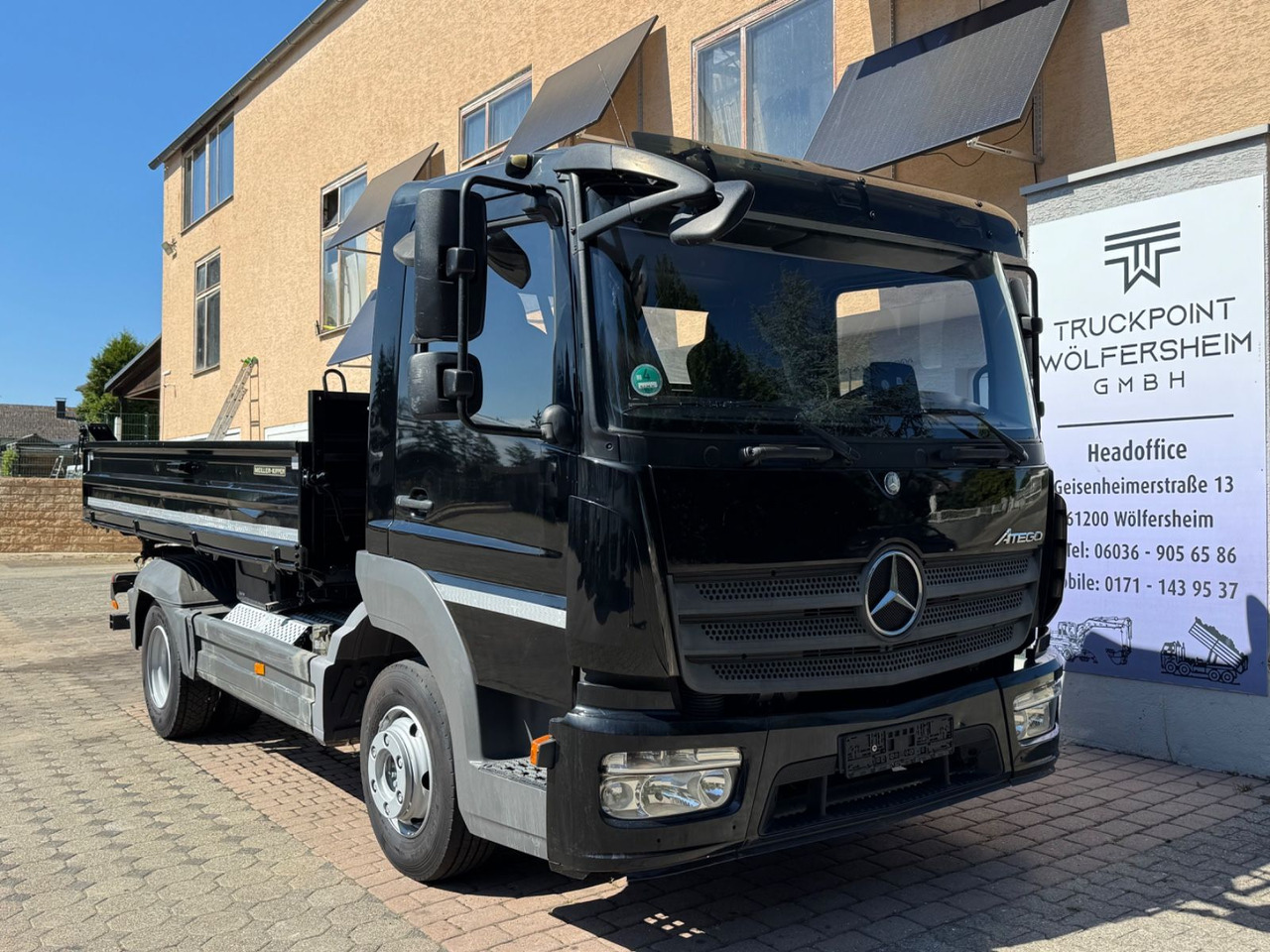 Mercedes-Benz Atego 818/MEILLER/B-B/Klima/aus1.Hand - Dostavno vozilo prekucnik: slika 1 Mercedes-Benz Atego 818/MEILLER/B-B/Klima/aus1.Hand - Dostavno vozilo prekucnik: slika 1