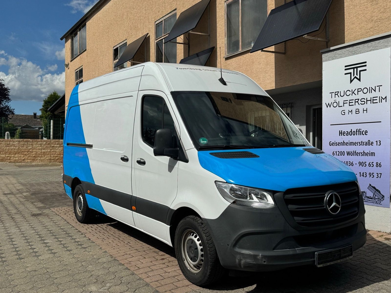 Mercedes-Benz Sprinter 317/inkl.Werkstattregale- Sortimo - Furgon: slika 1 Mercedes-Benz Sprinter 317/inkl.Werkstattregale- Sortimo - Furgon: slika 1