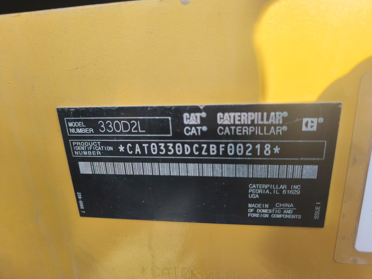 CATERPILLAR 330D - Bager goseničar: slika 5 CATERPILLAR 330D - Bager goseničar: slika 5