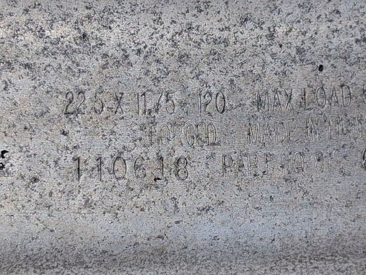 FELGA ALUMINIOWA ALCOA PRZÓD SZEROKA POLEROWANA 22,5 X 11,75 ET 120 TIR - Platišče za Tovornjak: slika 5 FELGA ALUMINIOWA ALCOA PRZÓD SZEROKA POLEROWANA 22,5 X 11,75 ET 120 TIR - Platišče za Tovornjak: slika 5