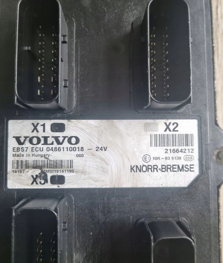 KNORR-BREMSE STEROWNIK MODUŁ EBS 7 ECU VOLVO FH 4 FM 4 21664212 - Električni sistem za Tovornjak: slika 3 KNORR-BREMSE STEROWNIK MODUŁ EBS 7 ECU VOLVO FH 4 FM 4 21664212 - Električni sistem za Tovornjak: slika 3