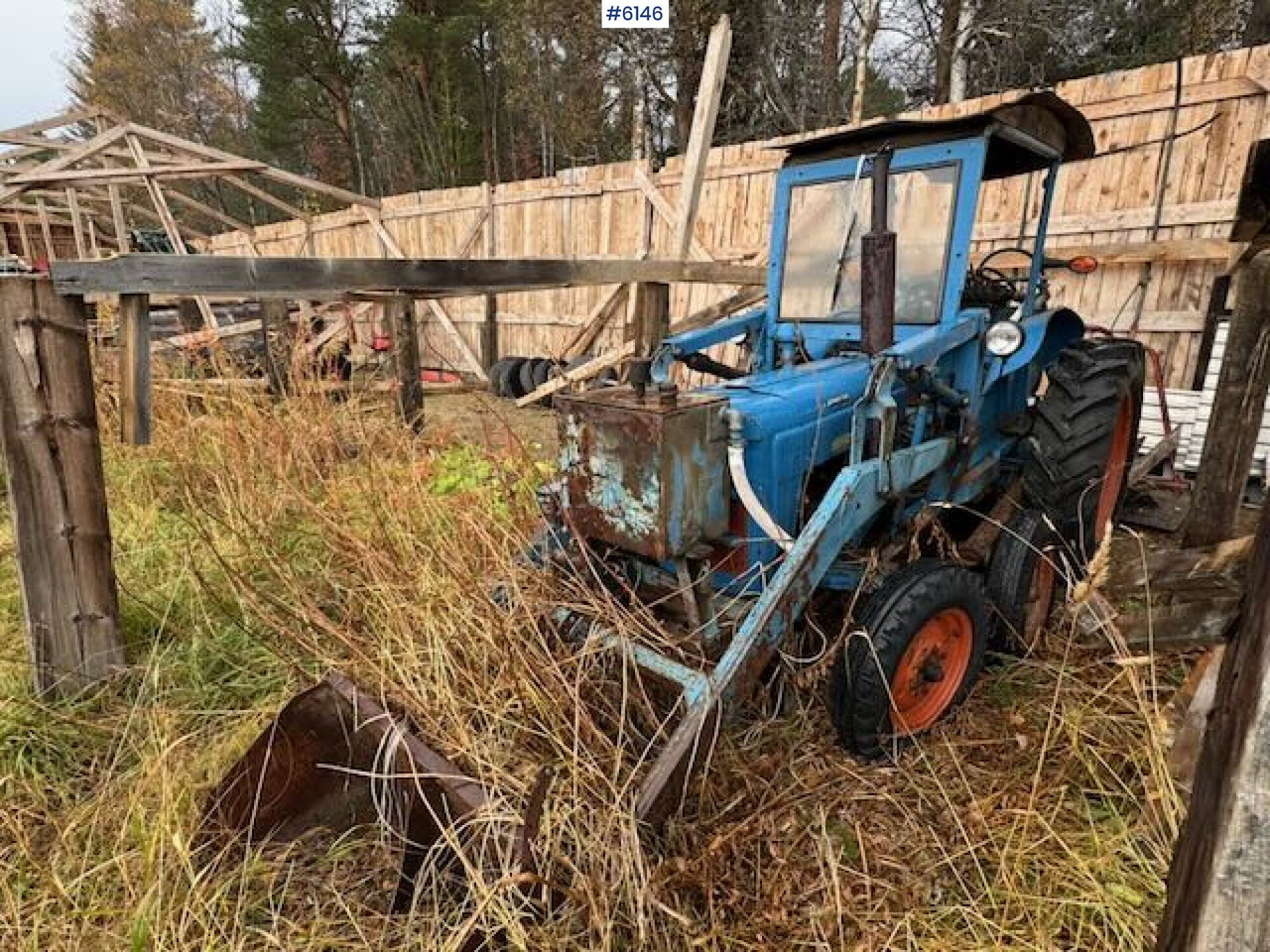 1962 Fordson Dexta with Hamjern backhoe attachment - Traktor: slika 1 1962 Fordson Dexta with Hamjern backhoe attachment - Traktor: slika 1