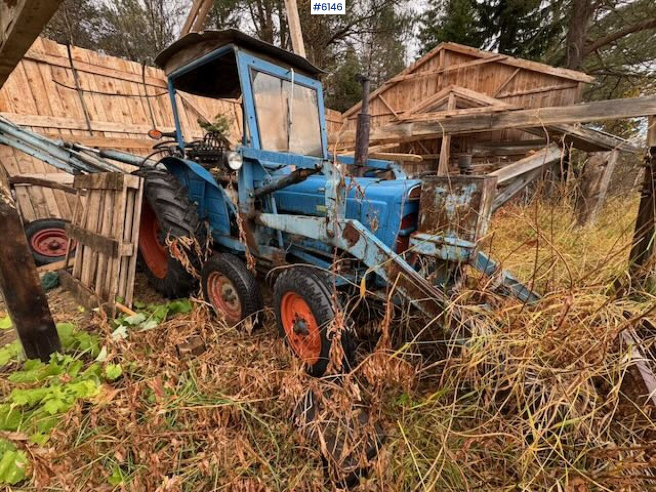 1962 Fordson Dexta with Hamjern backhoe attachment - Traktor: slika 2 1962 Fordson Dexta with Hamjern backhoe attachment - Traktor: slika 2