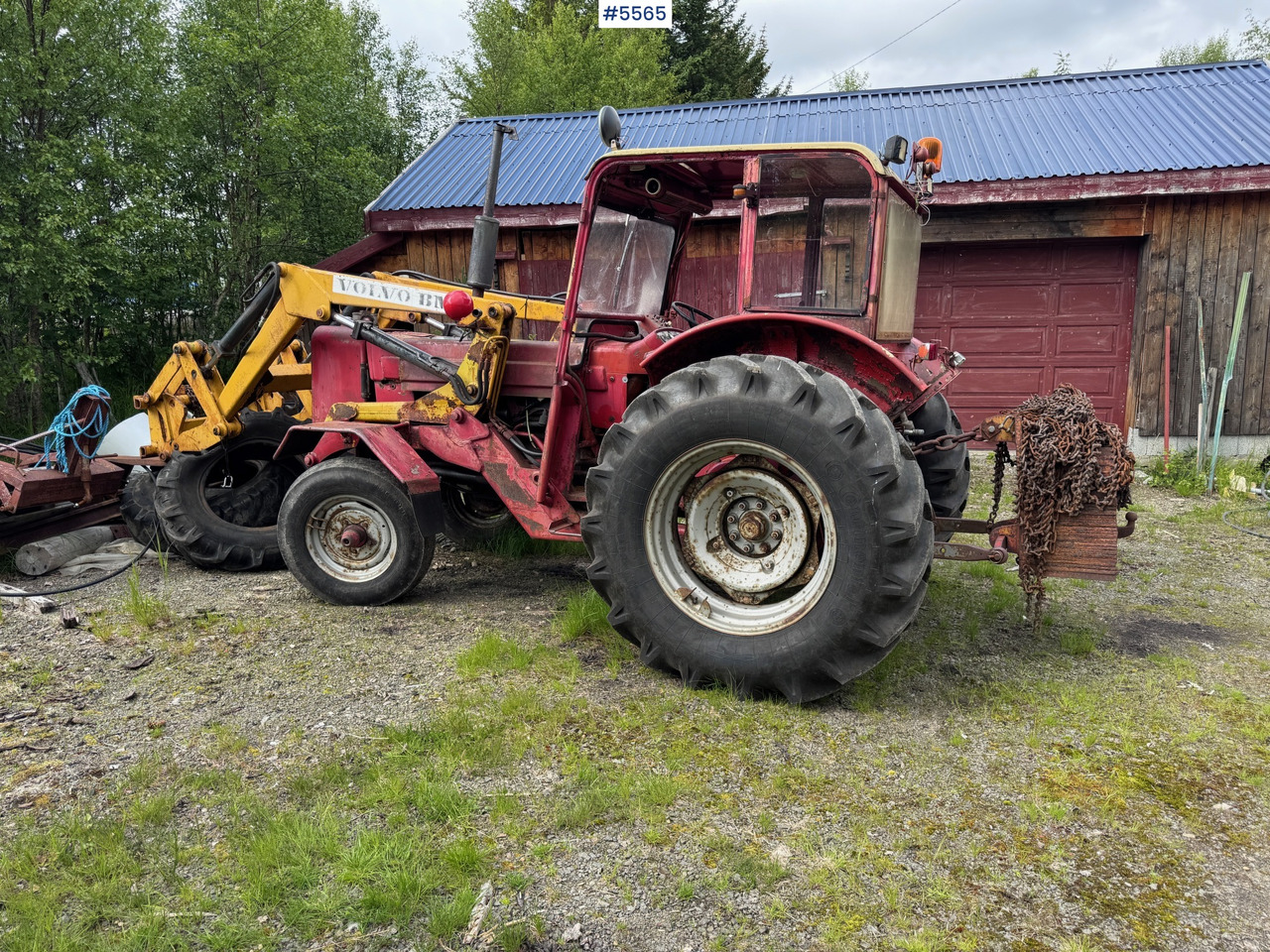 1969 Volvo BM 600 w/ Hymas front loader - Traktor: slika 4 1969 Volvo BM 600 w/ Hymas front loader - Traktor: slika 4