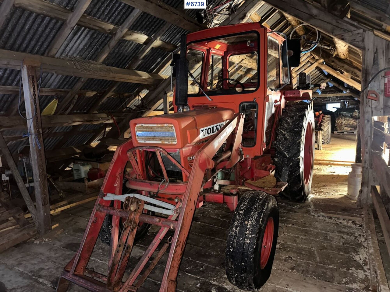 1978 Volvo BM 500 traktor m/ front loader. - Traktor: slika 1 1978 Volvo BM 500 traktor m/ front loader. - Traktor: slika 1