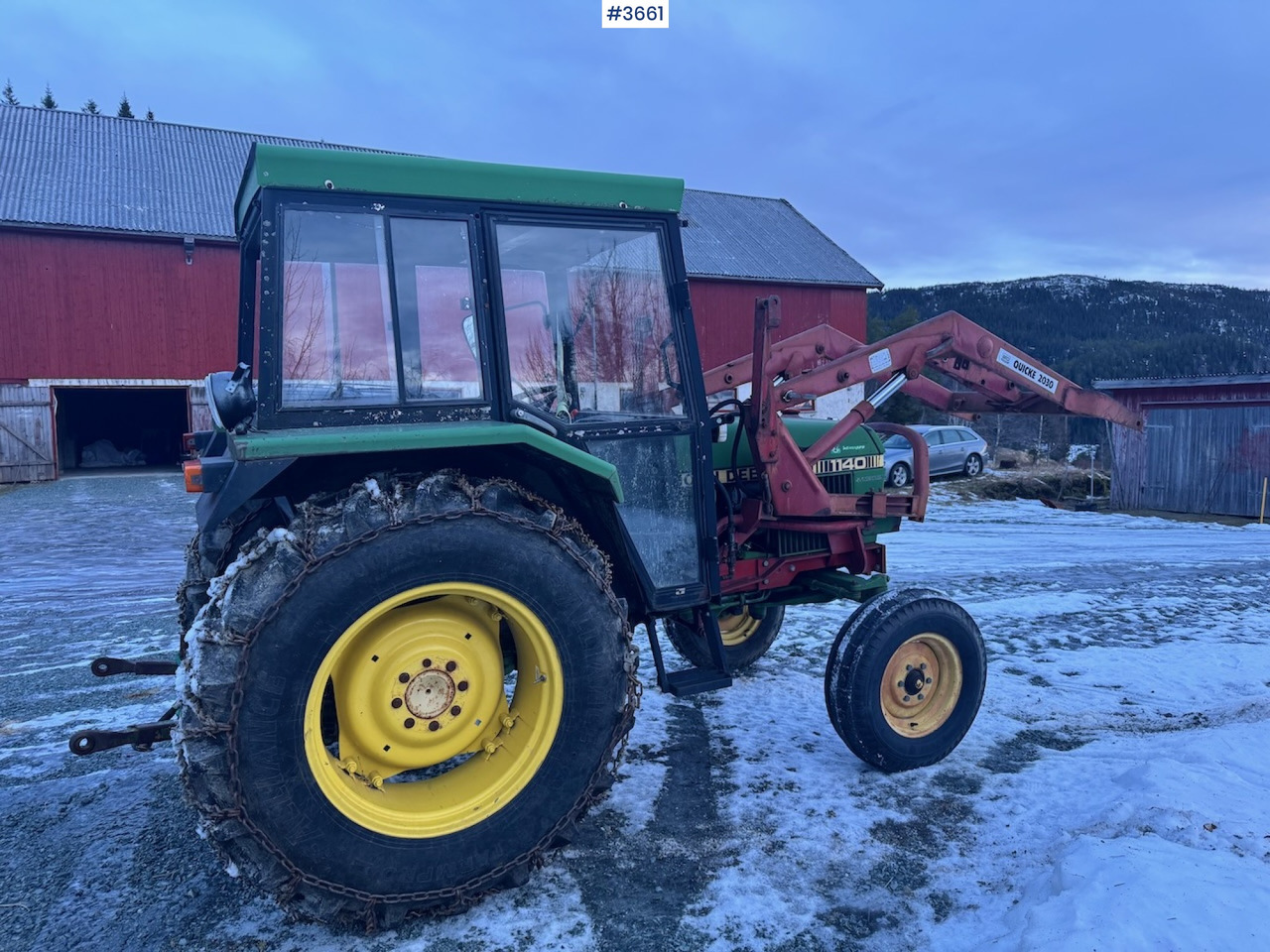 1980 John Deere 1140 Synchron w/ Front loader and bucket - Traktor: slika 4 1980 John Deere 1140 Synchron w/ Front loader and bucket - Traktor: slika 4