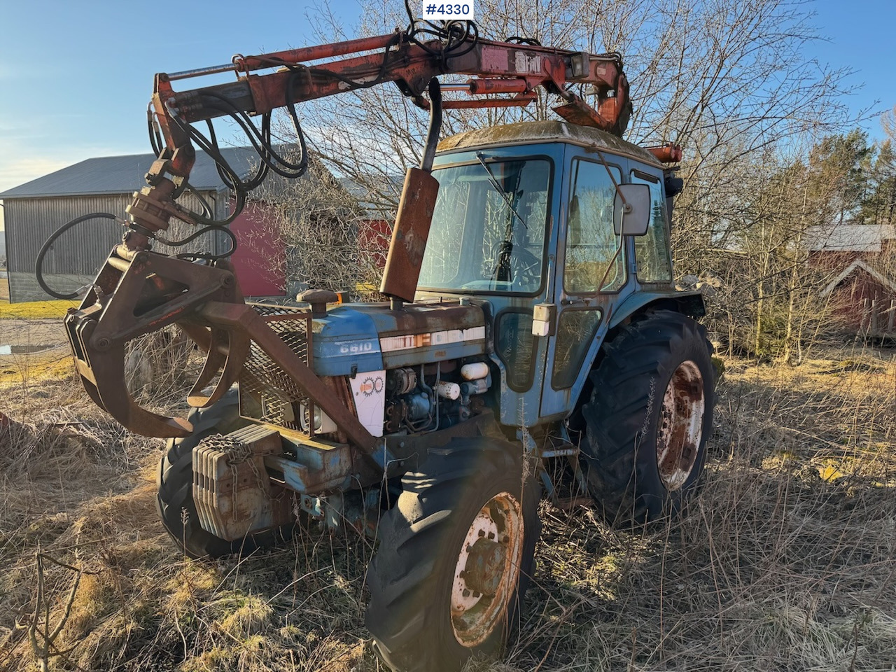 1981 Ford 6610 m/ FMV tømmerkran og tvillinghjul - Traktor: slika 2 1981 Ford 6610 m/ FMV tømmerkran og tvillinghjul - Traktor: slika 2