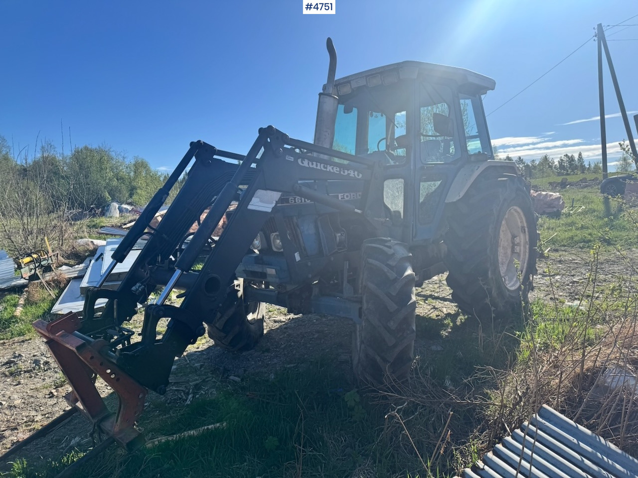 1987 Ford 6610 4x4 w/ Front loader. - Traktor: slika 5 1987 Ford 6610 4x4 w/ Front loader. - Traktor: slika 5
