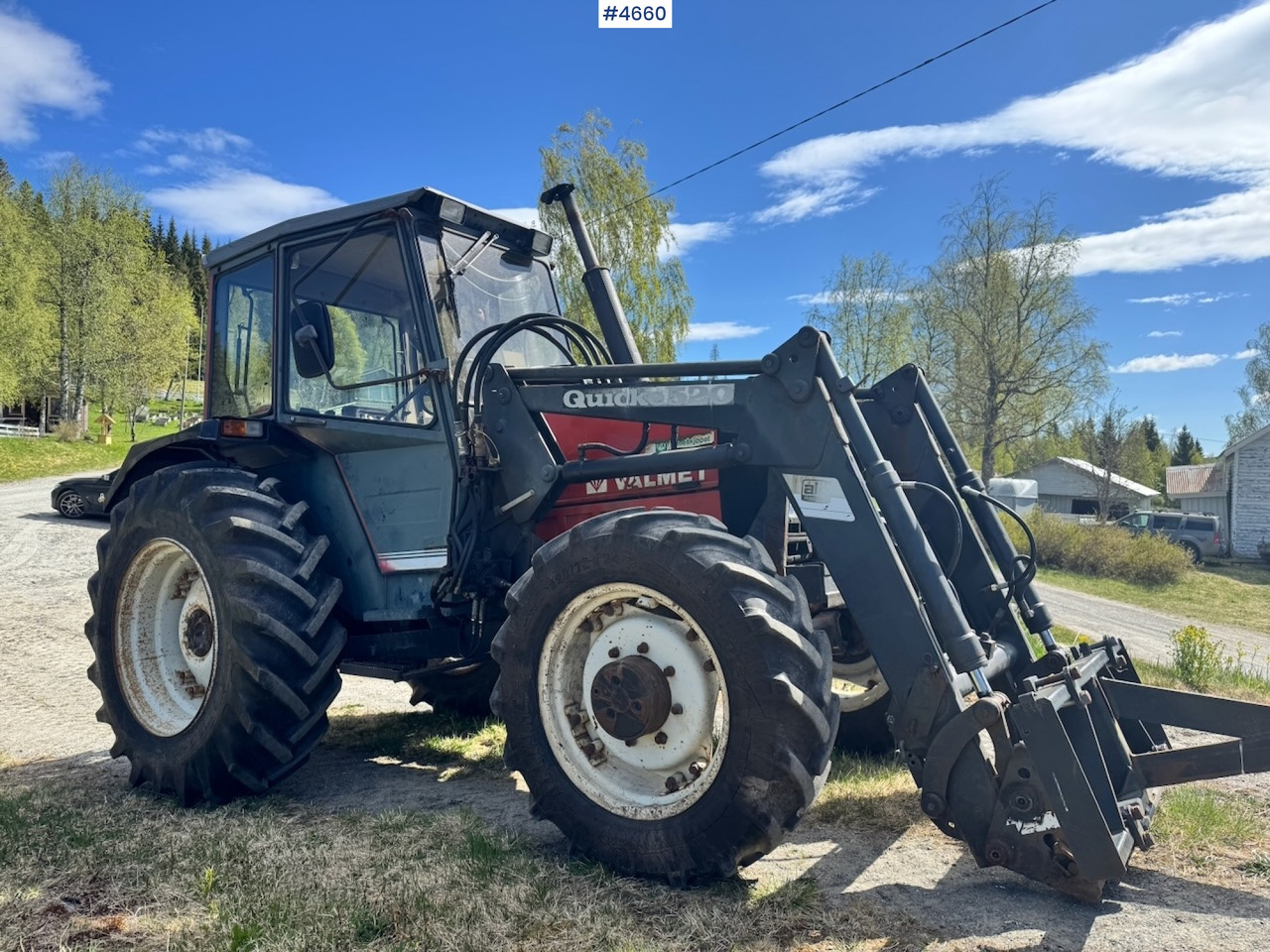 1989 Valmet 455 4x4 w/ Front loader - Traktor: slika 4 1989 Valmet 455 4x4 w/ Front loader - Traktor: slika 4