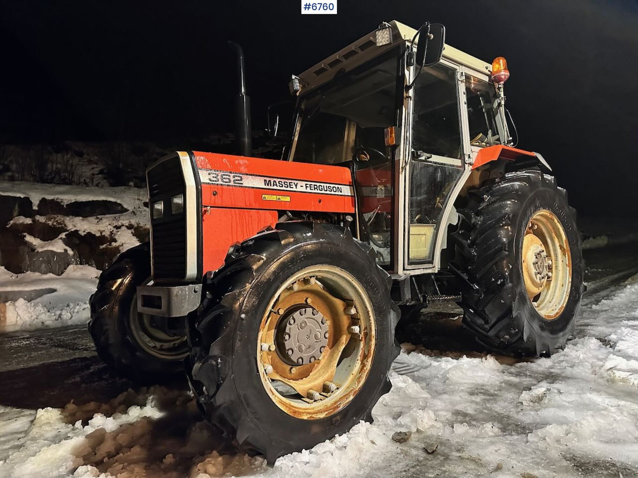 1991 Massey-Ferguson 362 4x4 tractor with chains - Traktor: slika 2 1991 Massey-Ferguson 362 4x4 tractor with chains - Traktor: slika 2