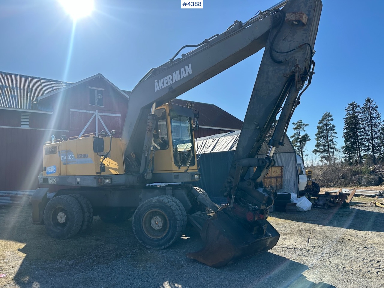 1995 Åkermann EW200 Wheel machine w/ grading bucket og tiltrotator. WATCH VIDEO. - Bager: slika 1 1995 Åkermann EW200 Wheel machine w/ grading bucket og tiltrotator. WATCH VIDEO. - Bager: slika 1