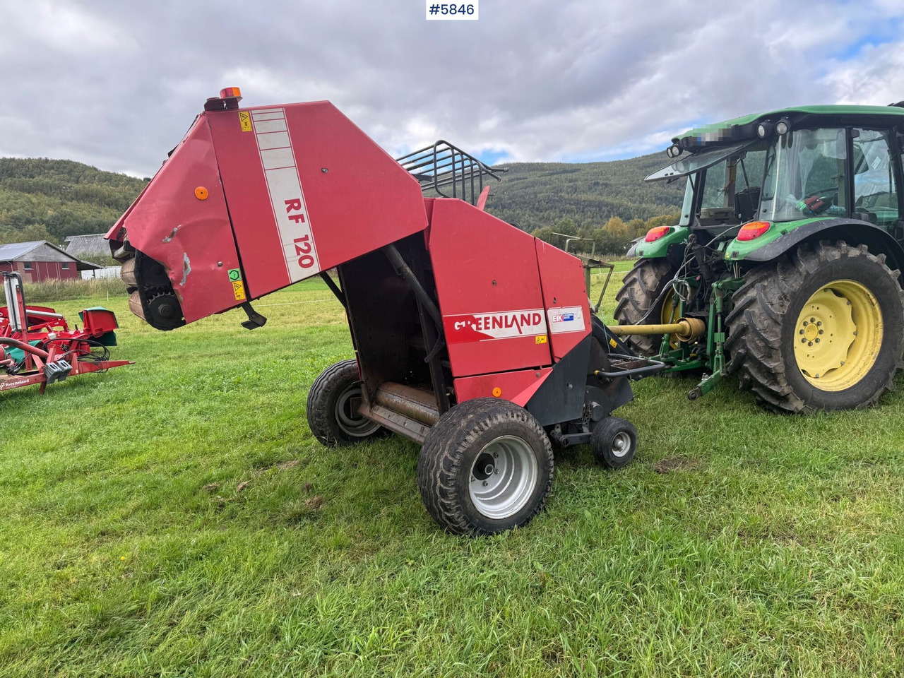 1996 Greenland RF120 round baler. WATCH THE VIDEO! - Oprema za obračalnike: slika 1 1996 Greenland RF120 round baler. WATCH THE VIDEO! - Oprema za obračalnike: slika 1