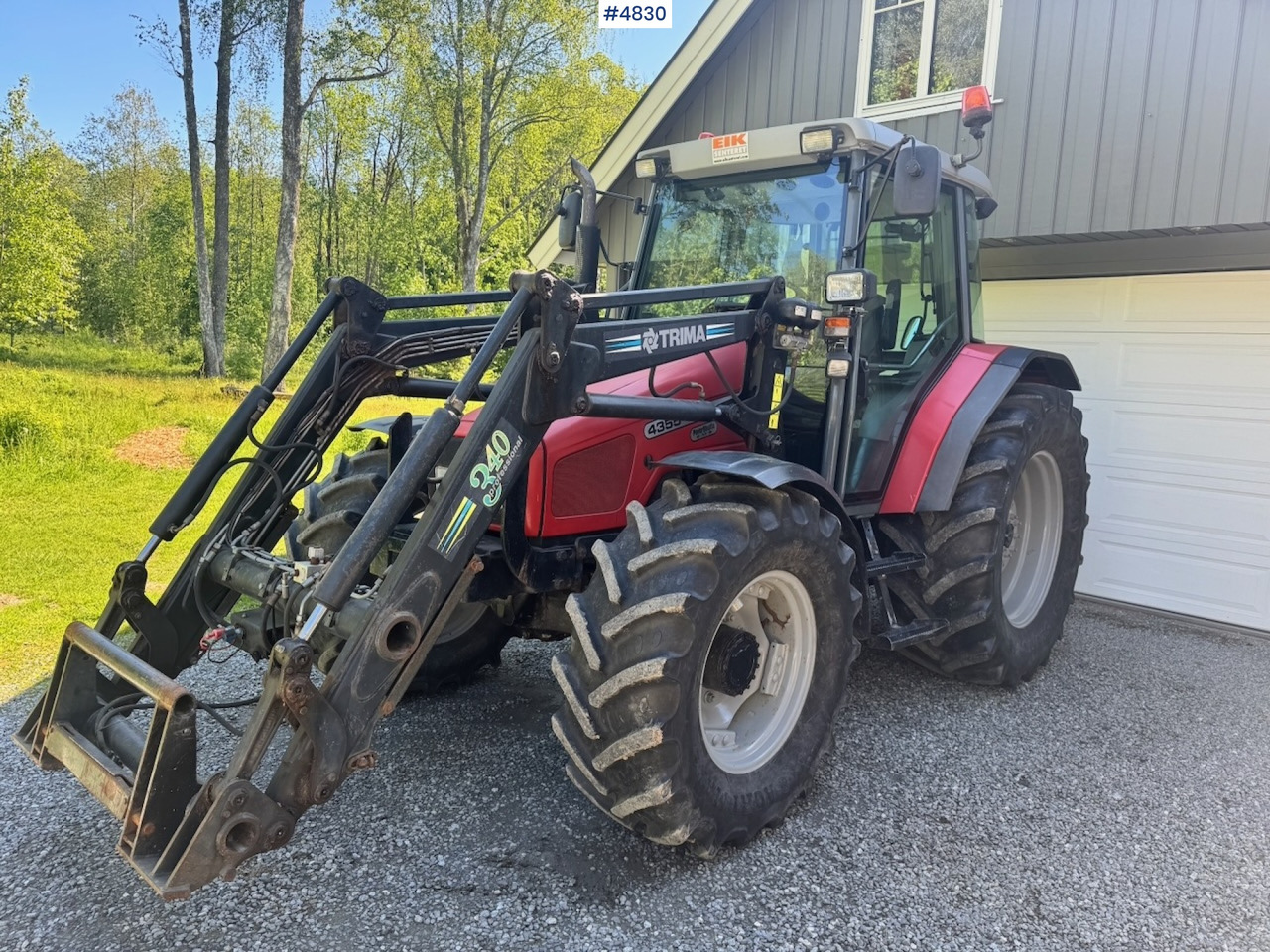2001 Massey Ferguson 4355 4x4 with Front Loader - Traktor: slika 2 2001 Massey Ferguson 4355 4x4 with Front Loader - Traktor: slika 2