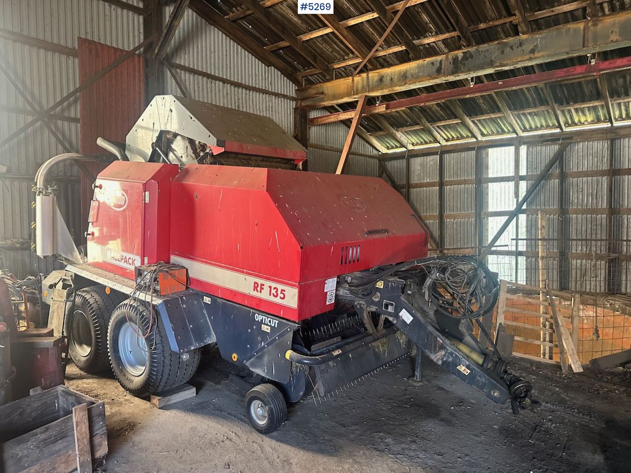 2003 Vicon RF 135 opticut round baler. - Oprema za obračalnike: slika 2 2003 Vicon RF 135 opticut round baler. - Oprema za obračalnike: slika 2