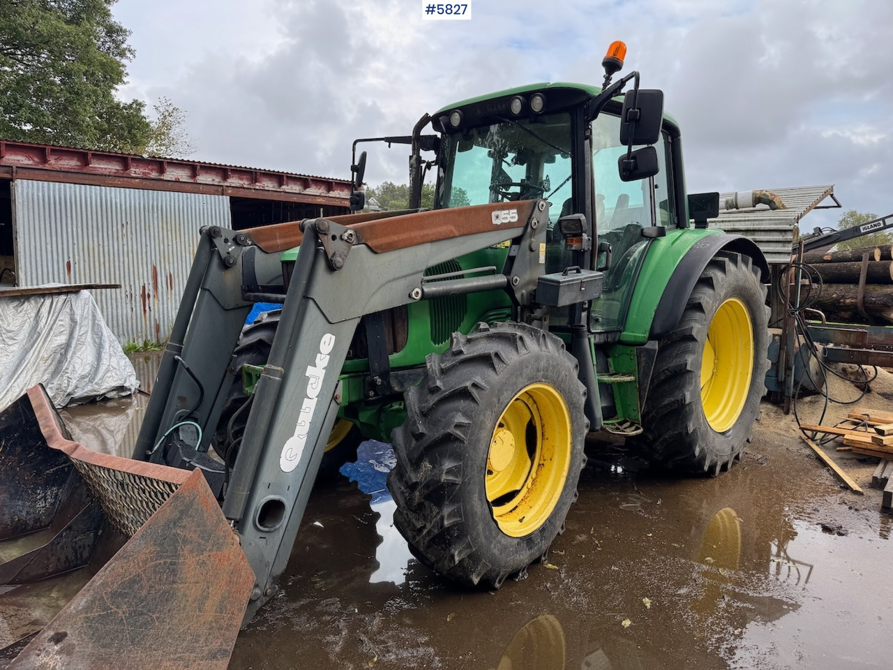 2005 John Deere 6320 w/ front loader. - Traktor: slika 1 2005 John Deere 6320 w/ front loader. - Traktor: slika 1