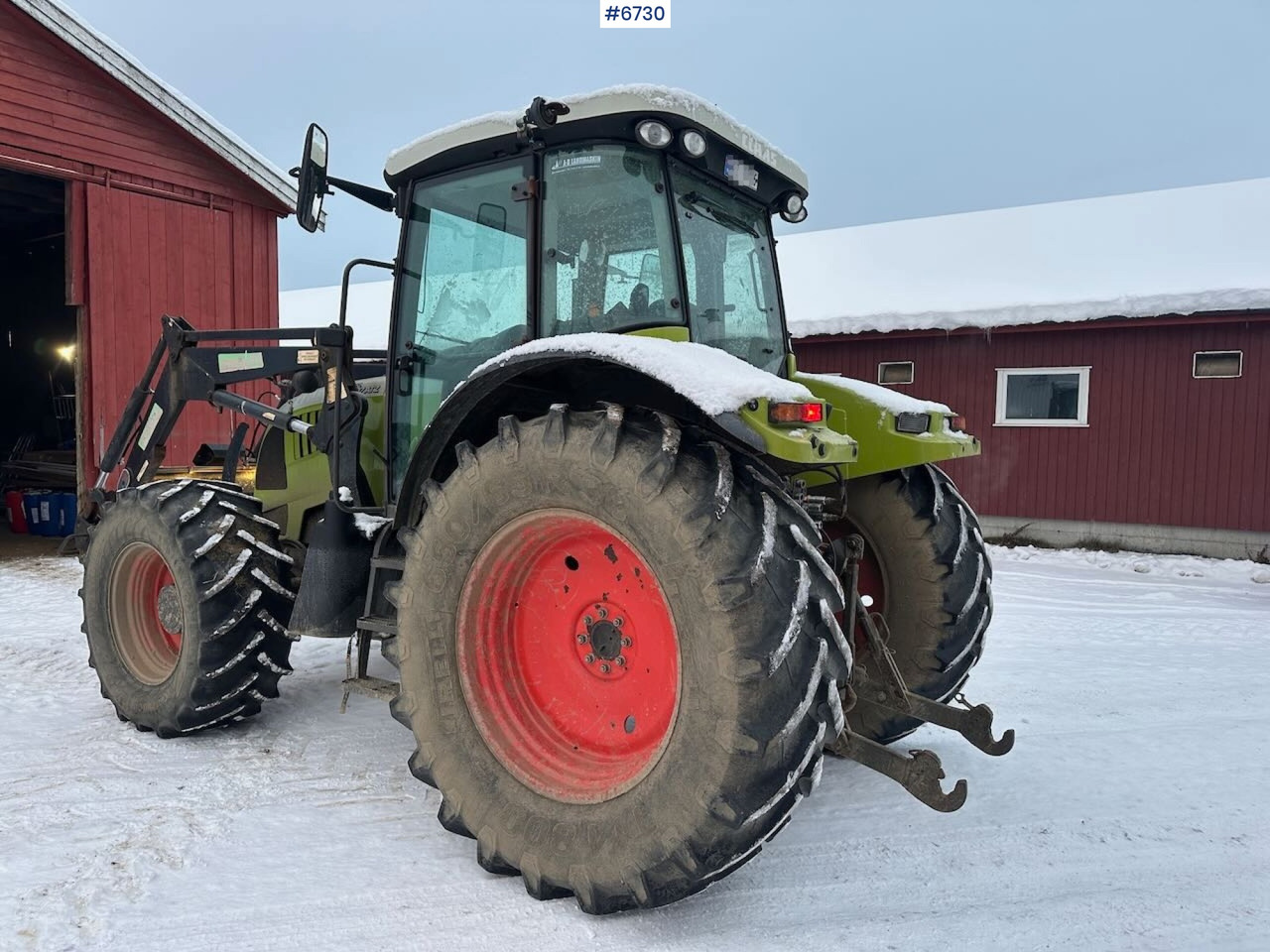 2007 Claas Ares 697 4x4 with front loader. SEE VIDEO. - Traktor: slika 3 2007 Claas Ares 697 4x4 with front loader. SEE VIDEO. - Traktor: slika 3