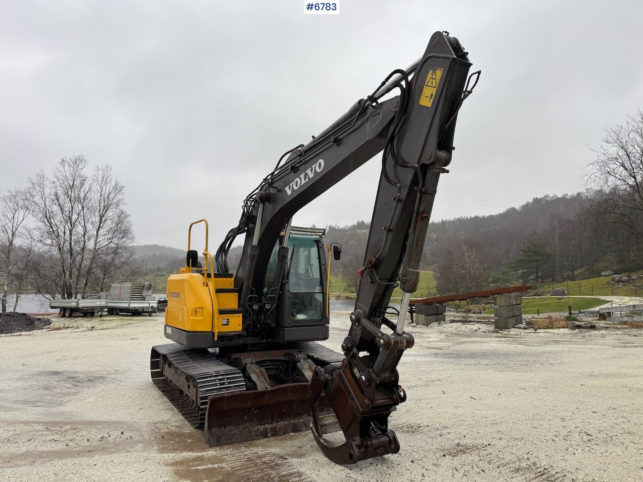 2008 Volvo ECR 145 CL w/ 4 buckets, grapple and rake. - Bager: slika 4 2008 Volvo ECR 145 CL w/ 4 buckets, grapple and rake. - Bager: slika 4