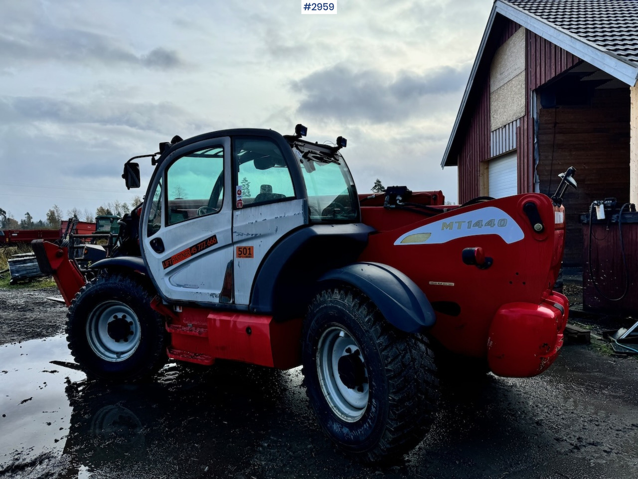 2009 Manitou MT 1440 Telescopic truck w/ Bucket, Pallet forks and Lifting jib - Teleskopski viličar: slika 3 2009 Manitou MT 1440 Telescopic truck w/ Bucket, Pallet forks and Lifting jib - Teleskopski viličar: slika 3