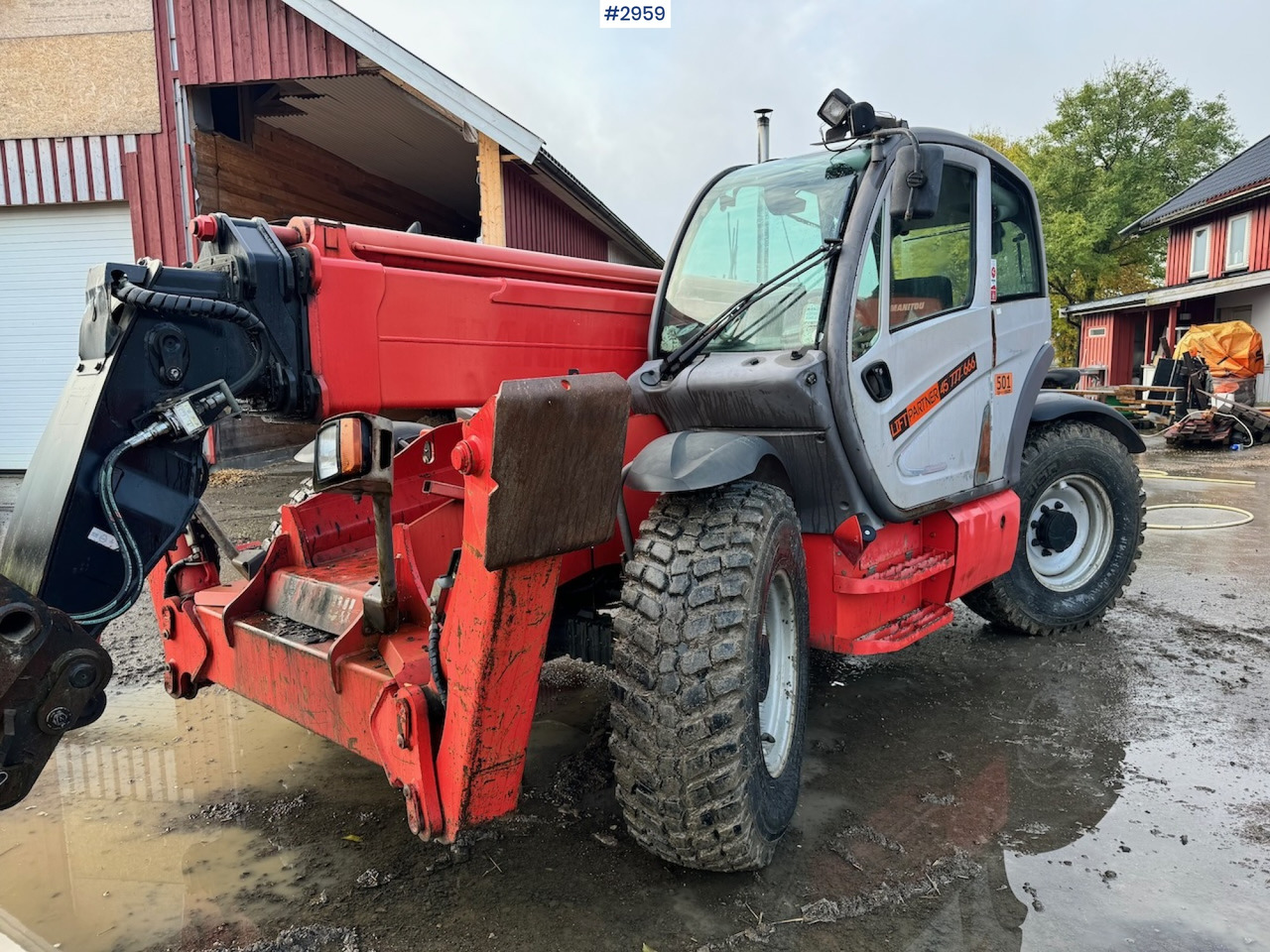 2009 Manitou MT 1440 Telescopic truck w/ Bucket, Pallet forks and Lifting jib - Teleskopski viličar: slika 1 2009 Manitou MT 1440 Telescopic truck w/ Bucket, Pallet forks and Lifting jib - Teleskopski viličar: slika 1