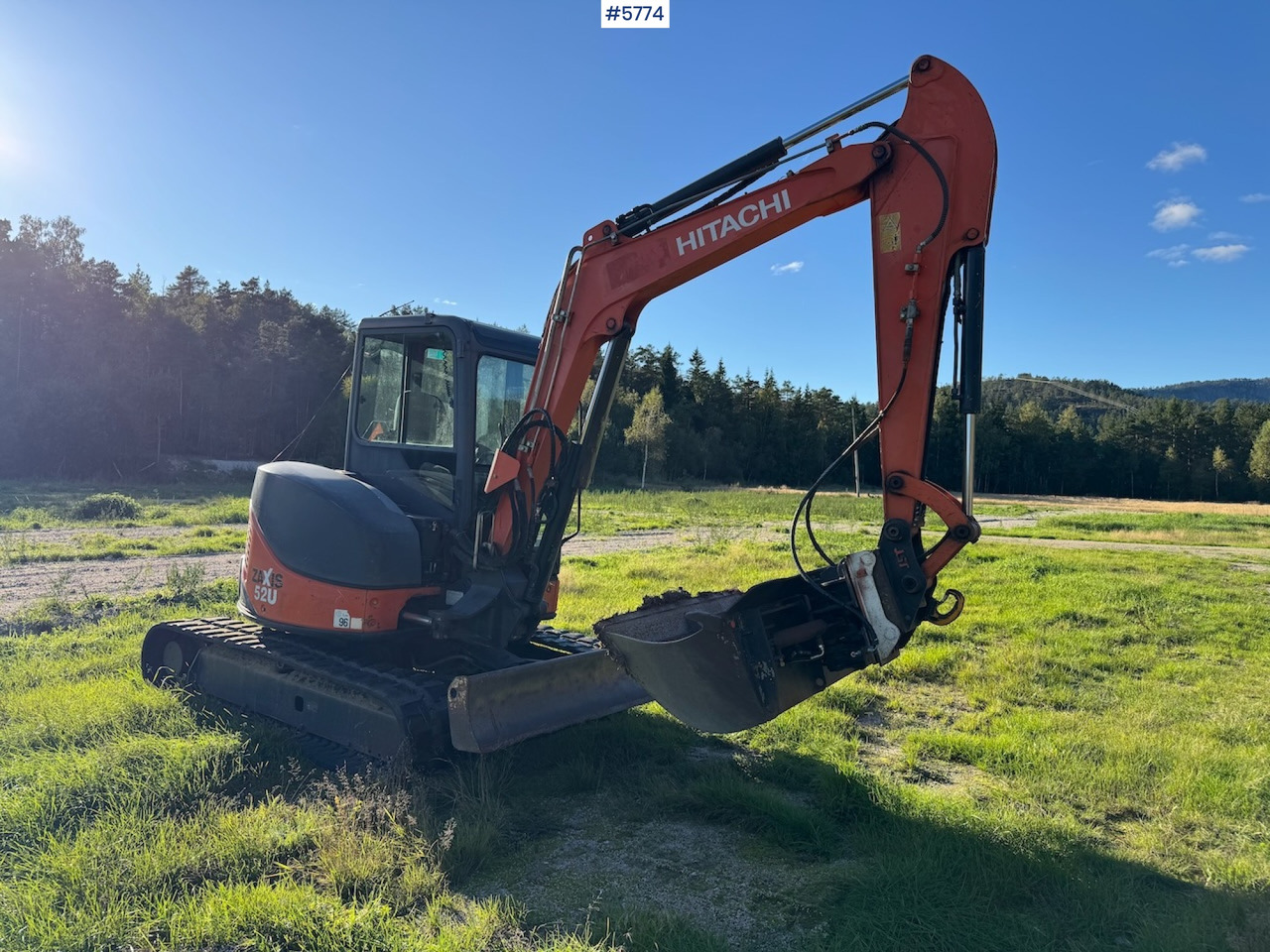 2012 Hitachi ZX 52 U-3 CLR - Bager: slika 4 2012 Hitachi ZX 52 U-3 CLR - Bager: slika 4