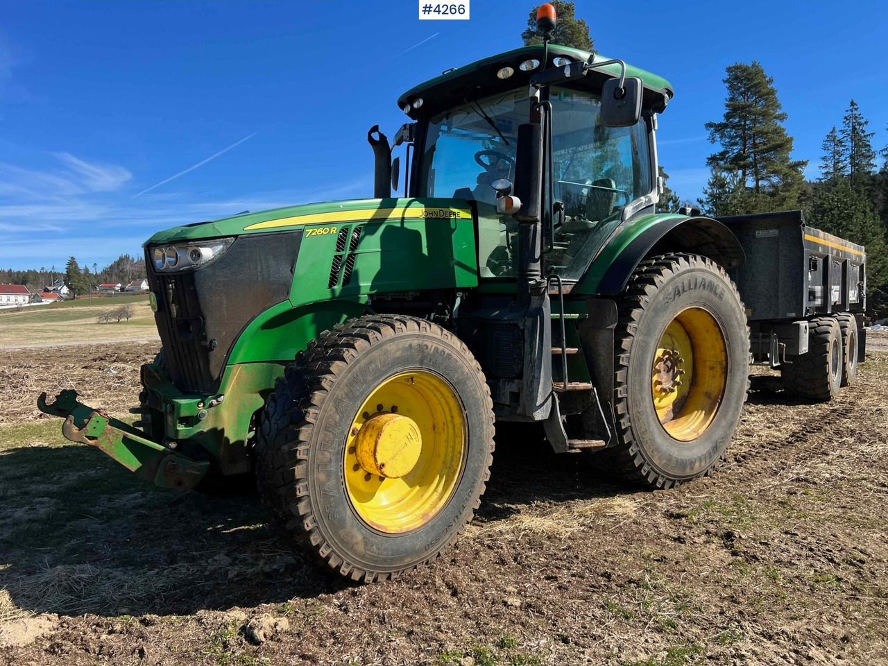 2012 John Deere 7260R Tractor w/ PTO - Traktor: slika 4 2012 John Deere 7260R Tractor w/ PTO - Traktor: slika 4