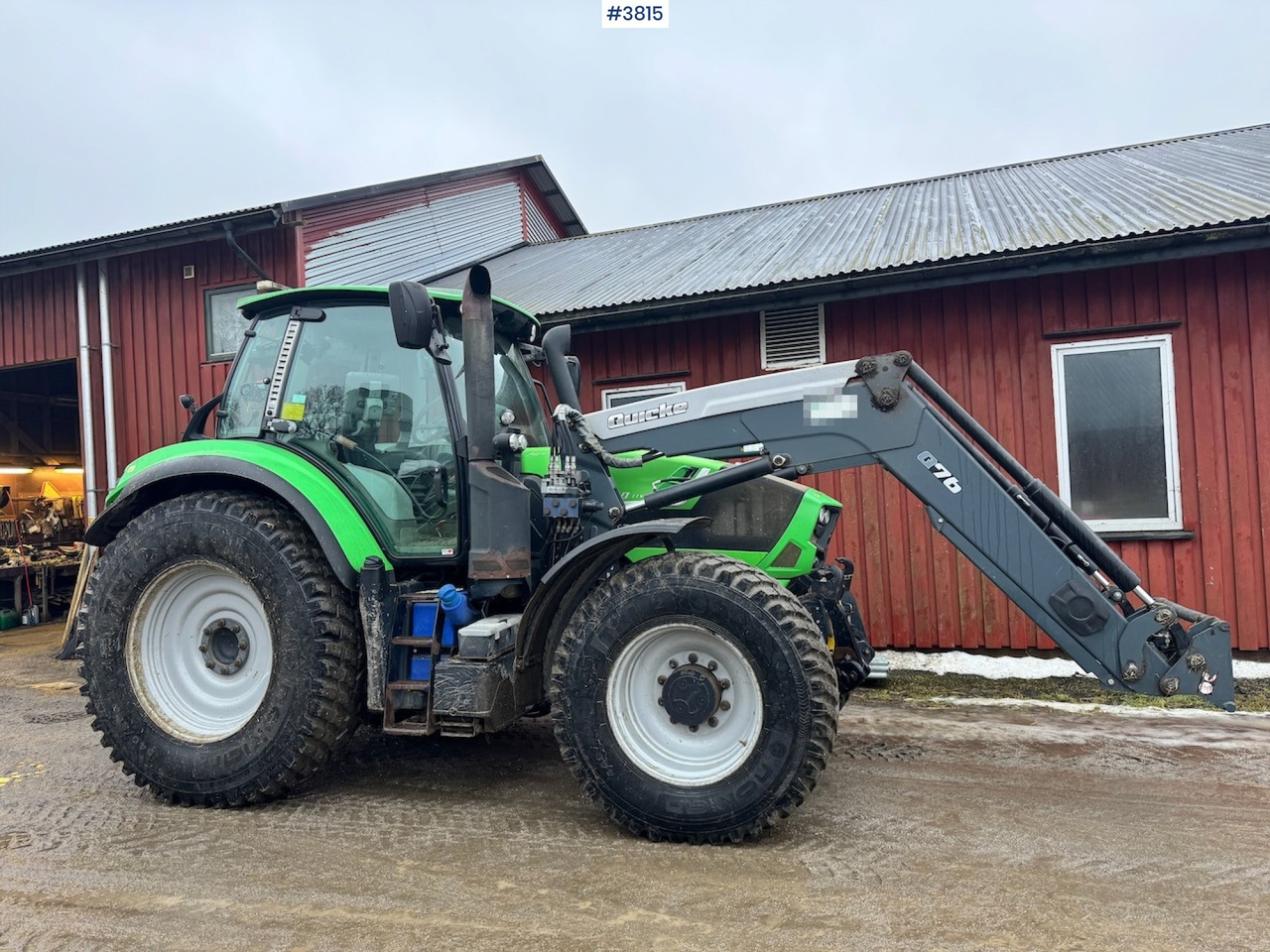 2015 Deutz-fahr 6190 Agrotron w/ Front loader, Front PTO and 2 sets of tires. - Traktor: slika 1 2015 Deutz-fahr 6190 Agrotron w/ Front loader, Front PTO and 2 sets of tires. - Traktor: slika 1