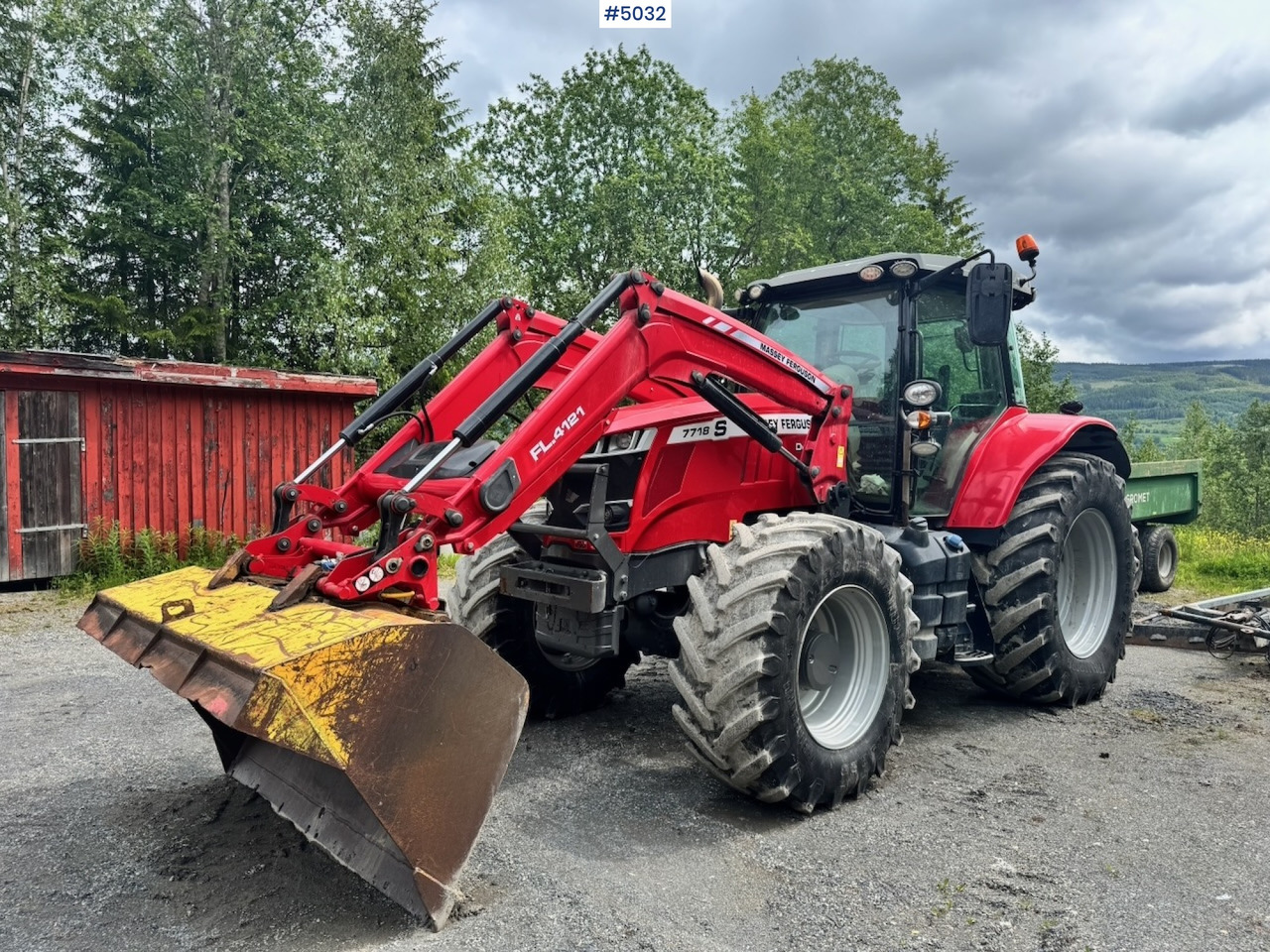 2018 Massey Ferguson 7788 4x4 w/ Front loader and bucket. - Traktor: slika 1 2018 Massey Ferguson 7788 4x4 w/ Front loader and bucket. - Traktor: slika 1