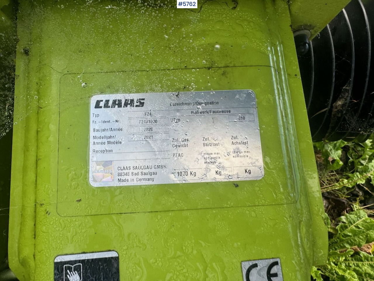 Oprema za obračalnike 2020 Claas Disco 280C: slika 11