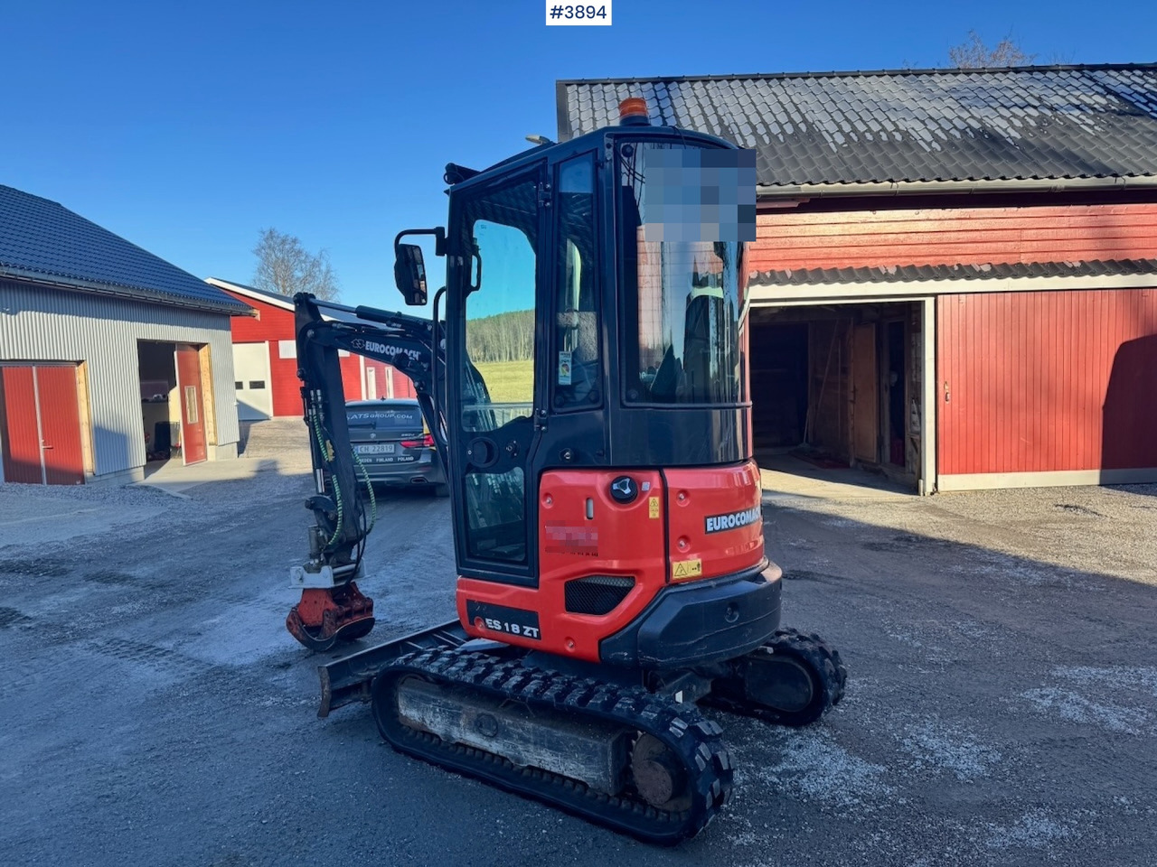 2020 Euromach ES18ZT Minigraver w/ 3 Excavator bucket - Bager: slika 3 2020 Euromach ES18ZT Minigraver w/ 3 Excavator bucket - Bager: slika 3