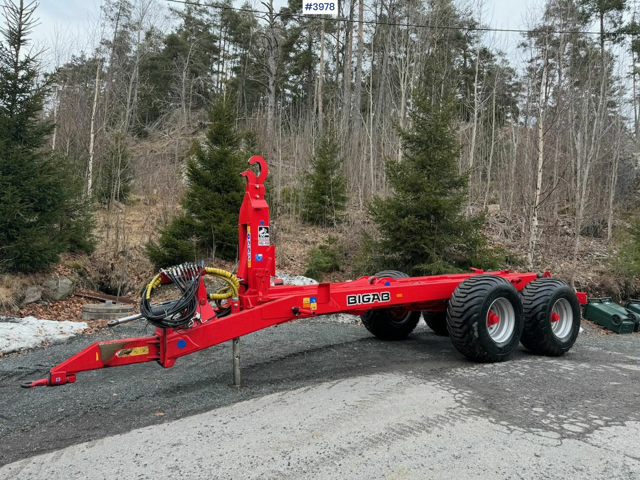 2022 Bigab 15-19 hook trailer - Nizko noseča prikolica: slika 1 2022 Bigab 15-19 hook trailer - Nizko noseča prikolica: slika 1