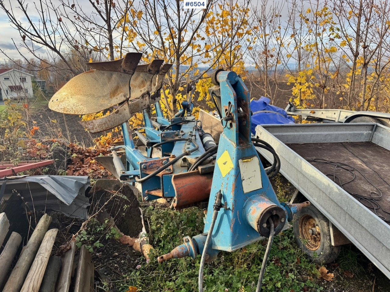 Approx. 1995 Øverum 3-furrow reversible plough - Oprema za obdelavo tal: slika 1 Approx. 1995 Øverum 3-furrow reversible plough - Oprema za obdelavo tal: slika 1