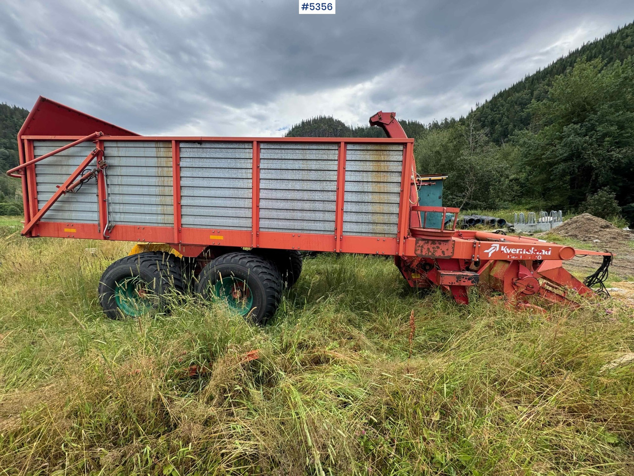 Kverneland Tårup 480 grass trailer w/ trimmer! - Oprema za obračalnike: slika 5 Kverneland Tårup 480 grass trailer w/ trimmer! - Oprema za obračalnike: slika 5
