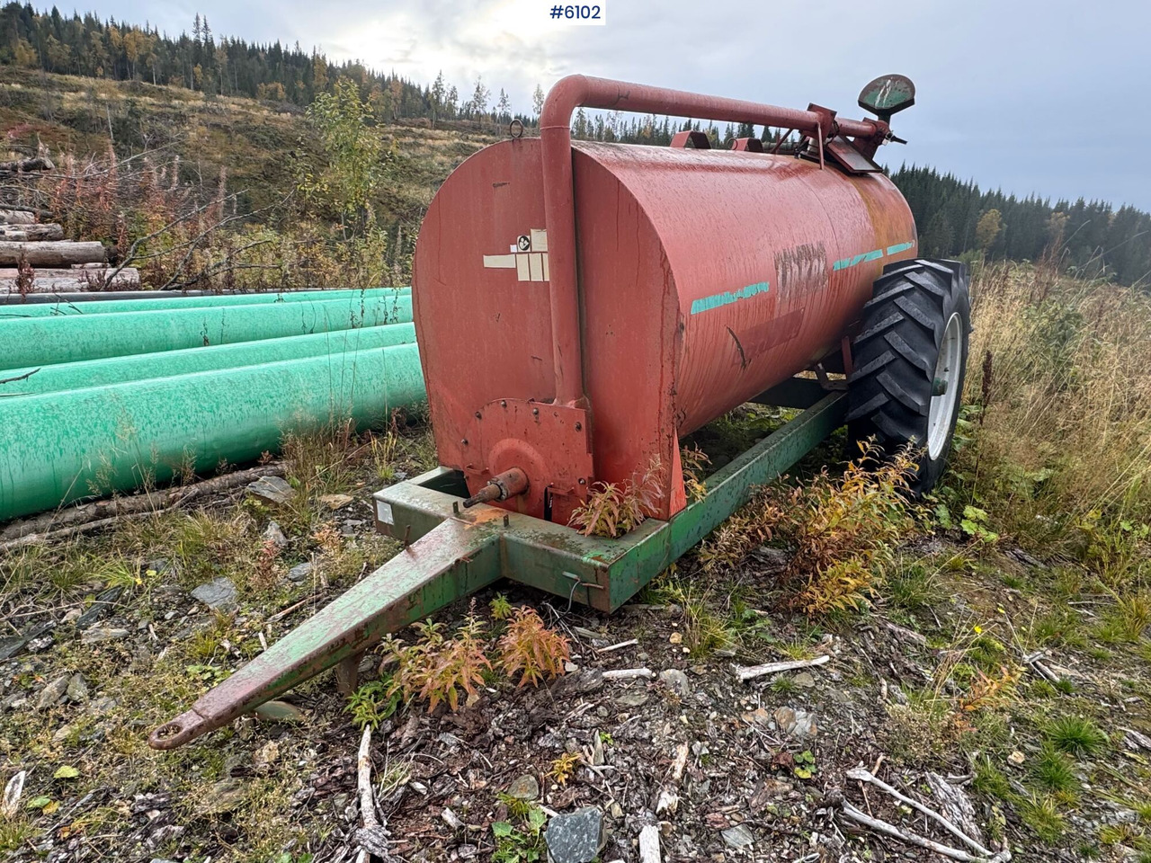 Orkel GV6000 fertilizer trailer - Cisterna za gnojevko: slika 3 Orkel GV6000 fertilizer trailer - Cisterna za gnojevko: slika 3