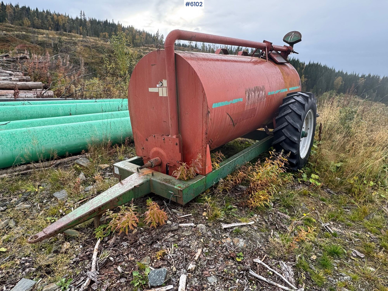 Orkel GV6000 fertilizer trailer - Cisterna za gnojevko: slika 4 Orkel GV6000 fertilizer trailer - Cisterna za gnojevko: slika 4
