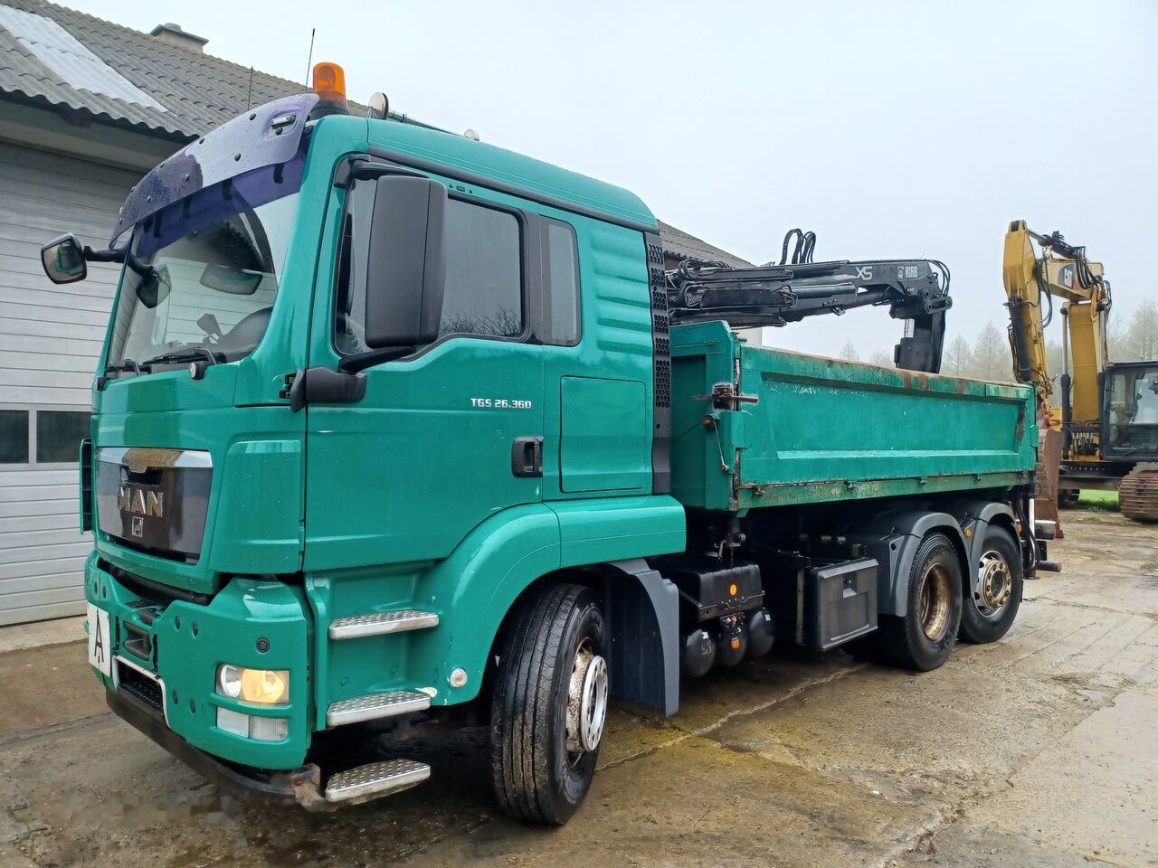 MAN TGS 26.360 - Tovornjak prekucnik, Tovornjak z dvigalom: slika 1 MAN TGS 26.360 - Tovornjak prekucnik, Tovornjak z dvigalom: slika 1