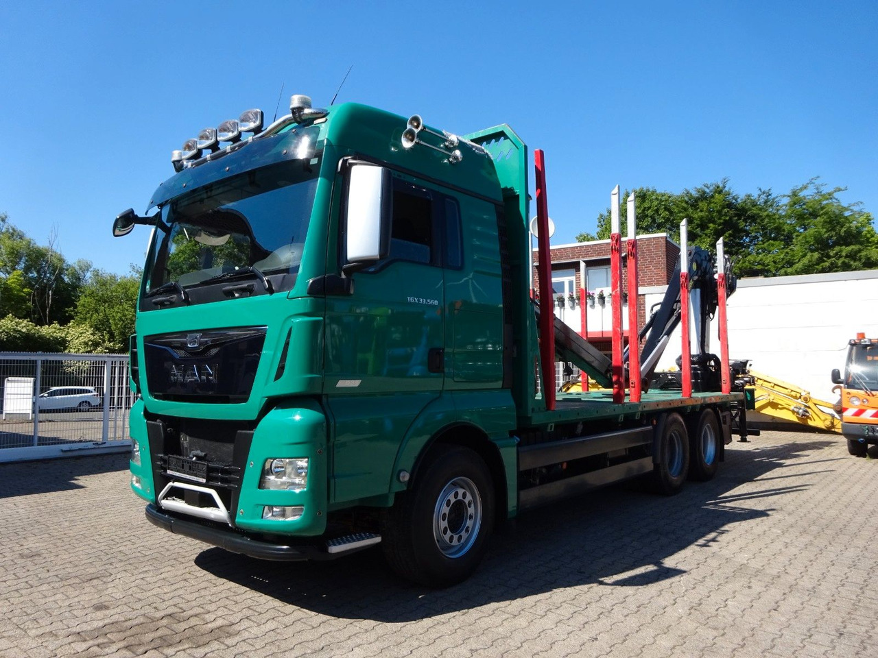 MAN 33.560 TGX mit TAJFUN L150Z Holzladekran 6x4 - Tovornjak za prevoz lesa, Tovornjak z dvigalom: slika 2 MAN 33.560 TGX mit TAJFUN L150Z Holzladekran 6x4 - Tovornjak za prevoz lesa, Tovornjak z dvigalom: slika 2