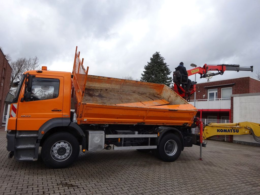 Mercedes-Benz 1833 Axor Kipper mit Kran Wechselsytem - Tovornjak prekucnik, Tovornjak z dvigalom: slika 5 Mercedes-Benz 1833 Axor Kipper mit Kran Wechselsytem - Tovornjak prekucnik, Tovornjak z dvigalom: slika 5
