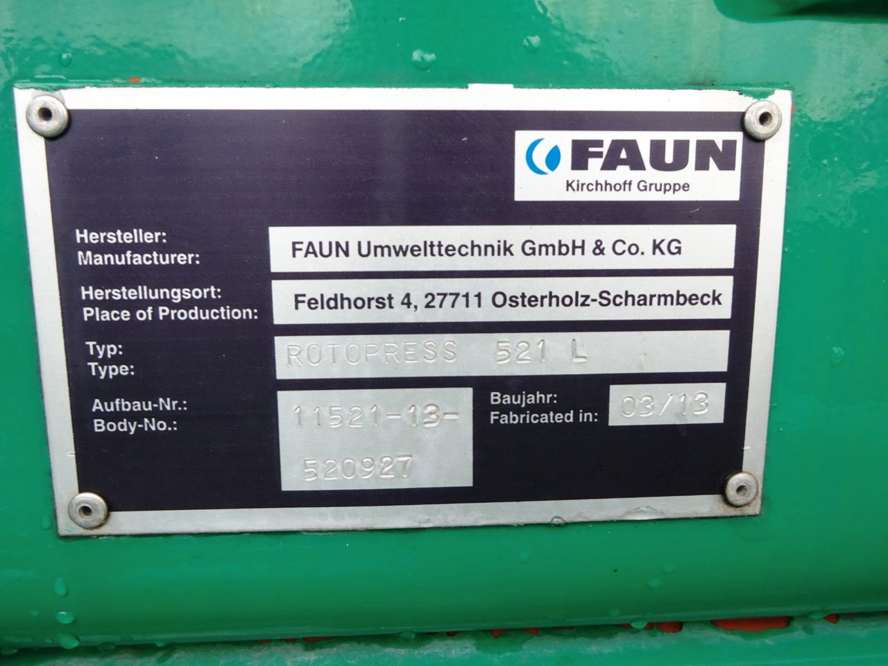 Smetarski tovornjak Scania R440 mit FAUN ROTOPRESS  521 L Euro 6 Scania R440 mit FAUN ROTOPRESS  521 L Euro 6: slika 13