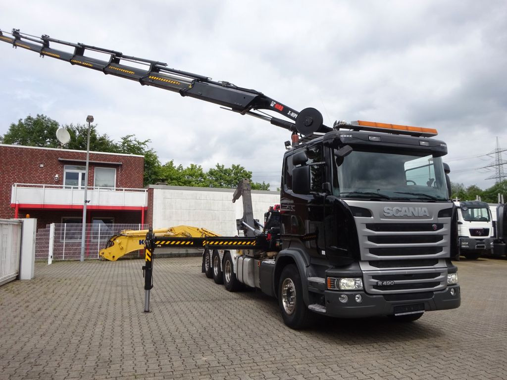 Scania R490 Abroller + HIAB 302E-6 Bj.2021 !Kran TRIDEM - Kotalni prekucni tovornjak, Tovornjak z dvigalom: slika 4 Scania R490 Abroller + HIAB 302E-6 Bj.2021 !Kran TRIDEM - Kotalni prekucni tovornjak, Tovornjak z dvigalom: slika 4