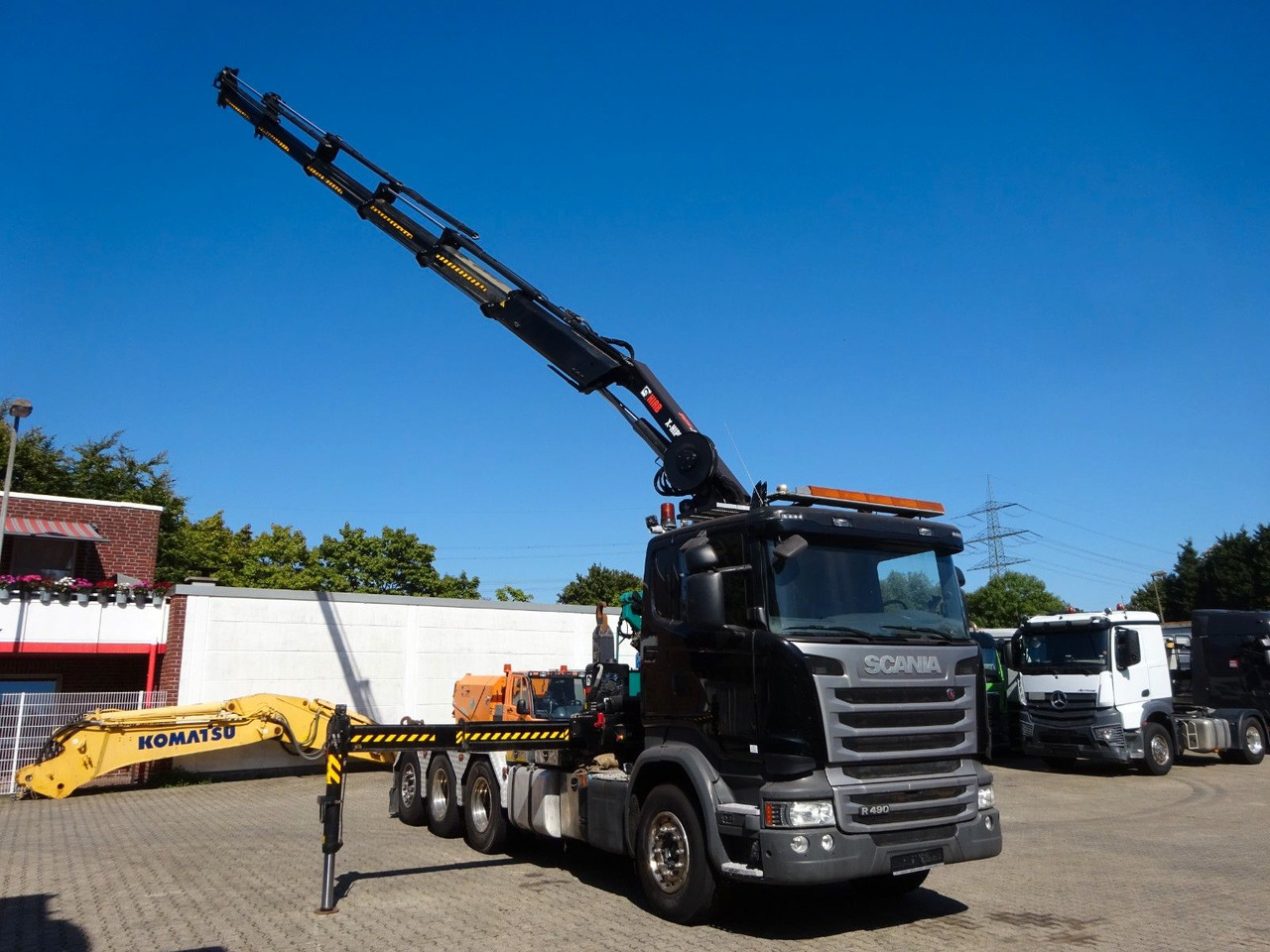 Scania R490 Abroller + HIAB 302E-6 Bj.2021 !Kran TRIDEM Scania R490 Abroller + HIAB 302E-6 Bj.2021 !Kran TRIDEM - Kotalni prekucni tovornjak, Tovornjak z dvigalom: slika 1 Scania R490 Abroller + HIAB 302E-6 Bj.2021 !Kran TRIDEM Scania R490 Abroller + HIAB 302E-6 Bj.2021 !Kran TRIDEM - Kotalni prekucni tovornjak, Tovornjak z dvigalom: slika 1